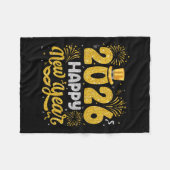 Couverture Polaire Happy New Year 2026 Fireworks New Years Eve Men Wo (Devant (Horizontal))