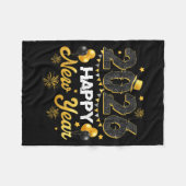 Couverture Polaire Happy New Year 2026 New Year's Eve Party Countdown (Devant (Horizontal))