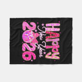 Couverture Polaire Happy New Year 2026 Preppy New Years Nk Coquette B (Devant (Horizontal))