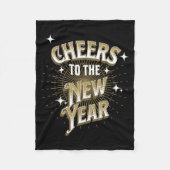 Couverture Polaire Happy New Year - Cheers To The New Year  (Devant)