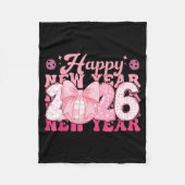 Couverture Polaire Happy New Year Eve 2026 Party Family Matching Men (Devant)