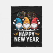 Couverture Polaire Happy New Year Gnomes For Party Lovers And Festive (Devant)