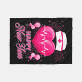 Couverture Polaire Happy New Year Nurses Heartbeat New Years Eve Part (Devant (Horizontal))