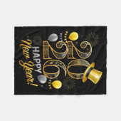 Couverture Polaire Happy New Year Party 2026 Family Matching Balloon  (Devant (Horizontal))