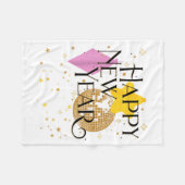 Couverture Polaire Happy New Years Eve Party Supplies 2026 Matching M (Devant (Horizontal))