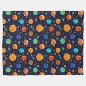 Couverture Polaire Happy Planets Fleece Blanket (Devant (Horizontal))
