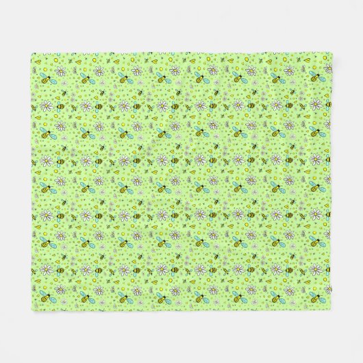 Couverture Polaire happy spring (Devant (Horizontal))