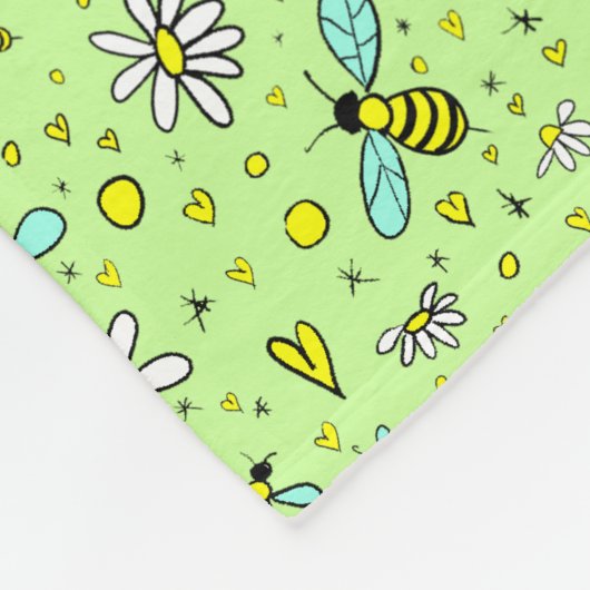 Couverture Polaire happy spring (Coin)