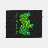 Couverture Polaire Happy St Patrick's Day Dental Istant Tooth Irish G (Devant (Horizontal))