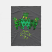 Couverture Polaire Happy St Patrick's Day Dental Istant Tooth Patrick (Devant)