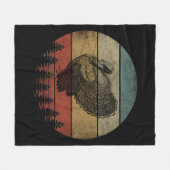 COUVERTURE POLAIRE HAPPY THANKSGIVING TURKEY (Devant (Horizontal))
