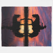 COUVERTURE POLAIRE HAPPY TRAILS COWBOY (Devant (Horizontal))