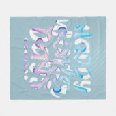 Couverture Polaire Happy Winter Days Fleece Blanket (Devant (Horizontal))