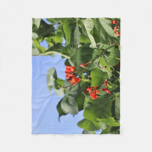 Couverture Polaire Haricot à feuilles (Devant)