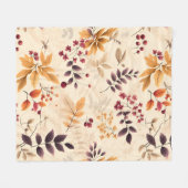Couverture Polaire Harmonie de récolte d'automne (Devant (Horizontal))