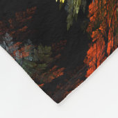 Couverture Polaire Harmonie des couleurs Art Abstrait (Coin)