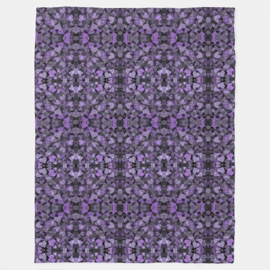 Couverture Polaire Harmonie violette (Devant)