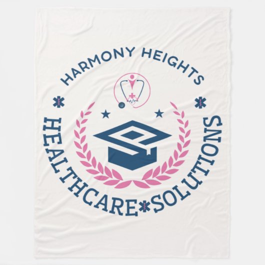 Couverture Polaire Harmony Heights Healthcare Solutions Logo de l'ent (Devant)