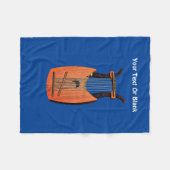 Couverture Polaire Harpe du roi David (Devant (Horizontal))