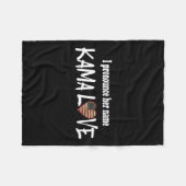 Couverture Polaire Harris 2024 Prononce Son Nom Kamalove Pro Democr (Devant (Horizontal))