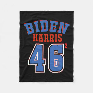 Couverture Polaire Harris 46 Squared Joe Biden 46e Président Des État