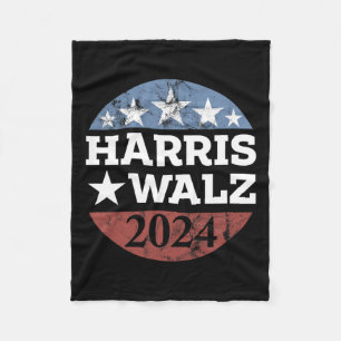 Couverture Polaire Harris & ; Tim Walz Pour La Campagne Président