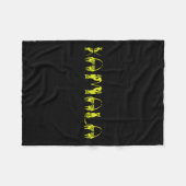 Couverture Polaire Harris Cat Lettering Positive Funny 15 (Devant (Horizontal))