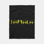 Couverture Polaire Harris Cat Lettering Positive Funny 15 (Devant)