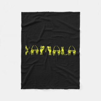 Couverture Polaire Harris Cat Lettering Positive Funny 15