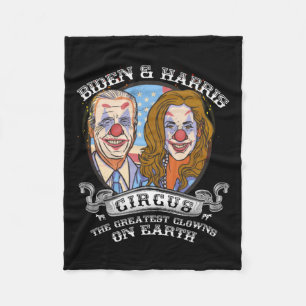 Couverture Polaire Harris Circus Greatest Clowns On Earth Anti Biden