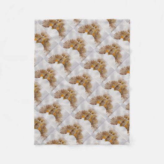 Couverture Polaire Harris colportent, oiseau de proie (Devant)