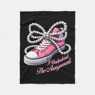 Couverture Polaire Harris Je Comprends L'Ignment Chaussures &amp; Pea