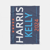 Couverture Polaire Harris Kelly 2024 Kamala Harris Democrat (Devant)