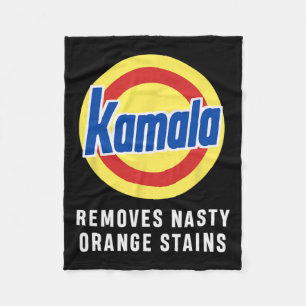 Couverture Polaire Harris Tim Walz Supprime Nasty Orange Stains Funny