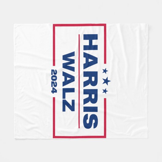 Couverture Polaire Harris Walz 2024 Kamala Harris Tim Walz Election (Devant (Horizontal))