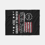 Couverture Polaire Harris We The People I'm With Her Usa Flag 1 (Devant (Horizontal))