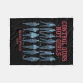 Couverture Polaire Harris Wheimer 2024 Control Guns Not Girls Kamala (Devant (Horizontal))