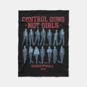 Couverture Polaire Harris Wheimer 2024 Control Guns Not Girls Kamala (Devant)