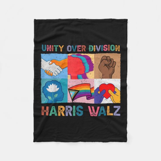 Couverture Polaire Harris Wheimer 2024 Unité sur division Kamala Har (Devant)