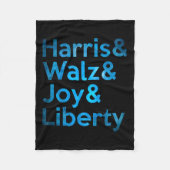 Couverture Polaire Harris Wheimer Joy Liberty - Harris Waltz 2024 Ret (Devant)