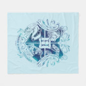 Couverture Polaire Harry Potter | Aguamenti HOGWARTS™ Crest (Devant (Horizontal))