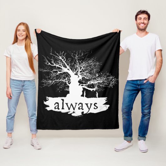 Couverture Polaire Harry Potter | Always Quote Silhouette (En situation)