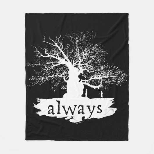 Couverture Polaire Harry Potter | Always Quote Silhouette (Devant)