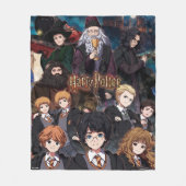 Couverture Polaire HARRY POTTER™ Anime Ensemble Scene (Devant)
