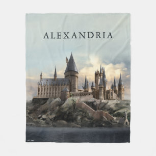 Couverture Polaire Harry Potter Château de Poudlard de jour
