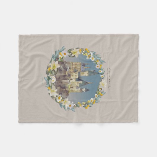 COUVERTURE POLAIRE HARRY POTTER™ | CHÂTEAU HOGWARTS™ (Devant (Horizontal))