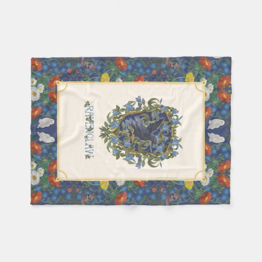 Couverture Polaire HARRY POTTER™ | Crest RAVENCLAW™ (Devant (Horizontal))