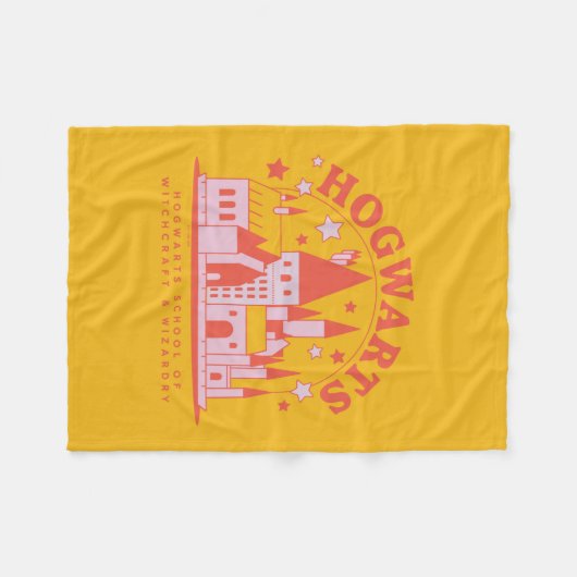 Couverture Polaire HARRY POTTER™ | Cute HOGWARTS™ School (Devant (Horizontal))