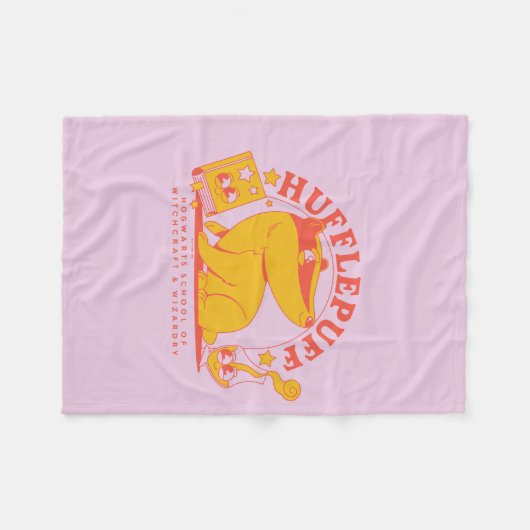 Couverture Polaire HARRY POTTER™ | Cute HUFFLEPUFF™ (Devant (Horizontal))