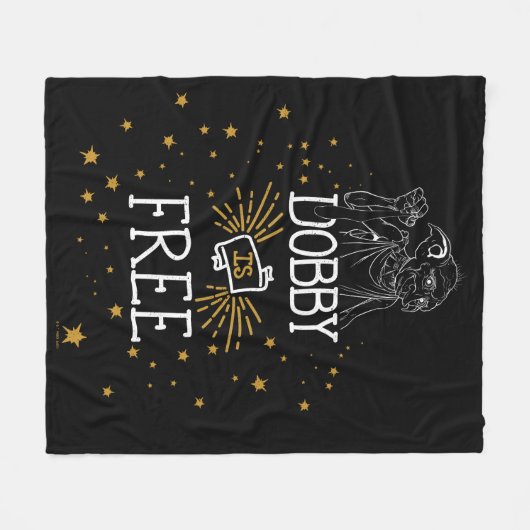 Couverture Polaire Harry Potter | Dobby Gratuit (Devant (Horizontal))